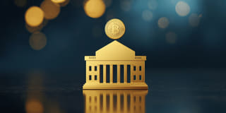 Visuel de style journalistique traitant de l’intérêt institutionnel envers les ETF crypto